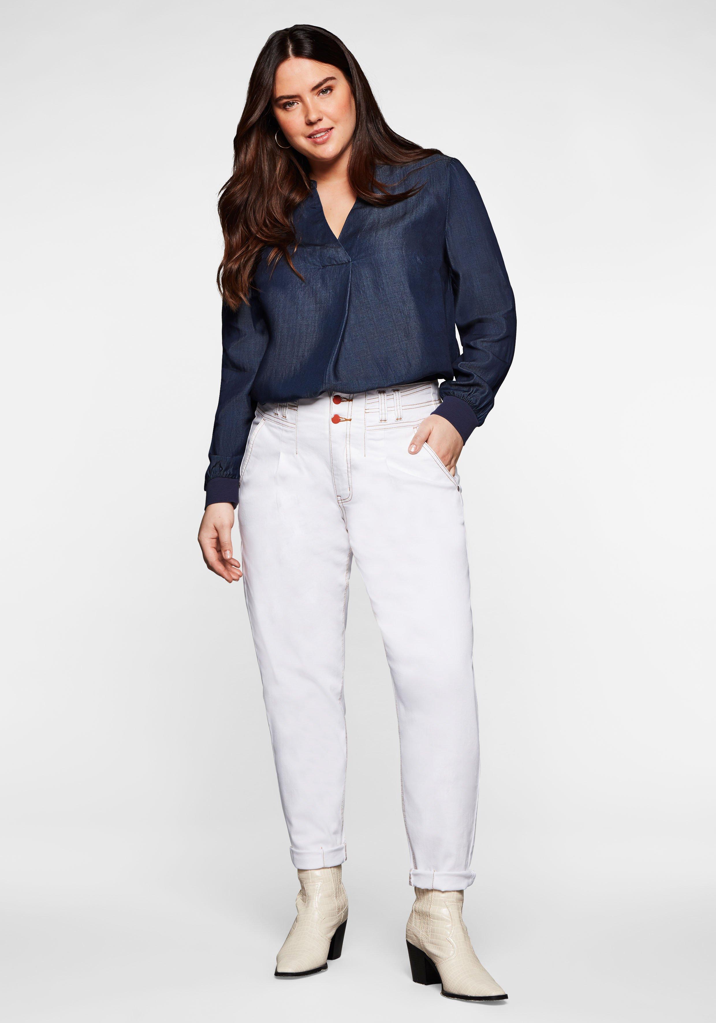 Tunika in Denim-Optik, aus TENCEL™ Lyocell