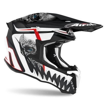 Casque cross Airoh TWIST 2.0 - MASK 2023 - Blanc / Noir