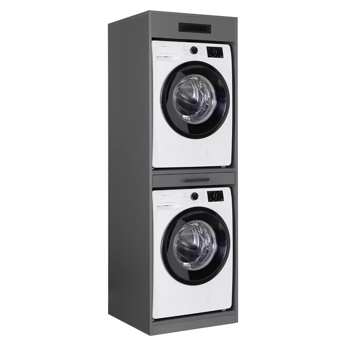 Geräteschrank 2 Galleria Nero Anthrazit