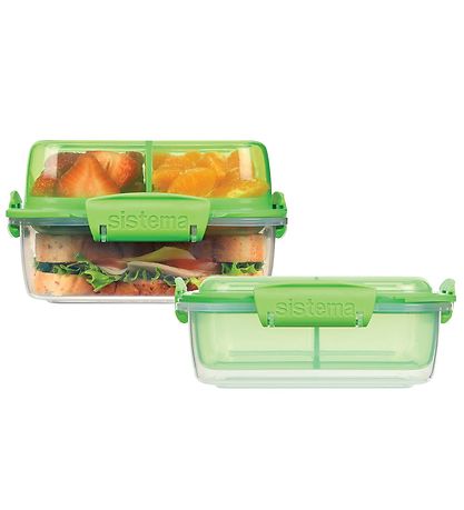 Sistema Madkasse - Lunch Stack Square - 1,24 L - Pink