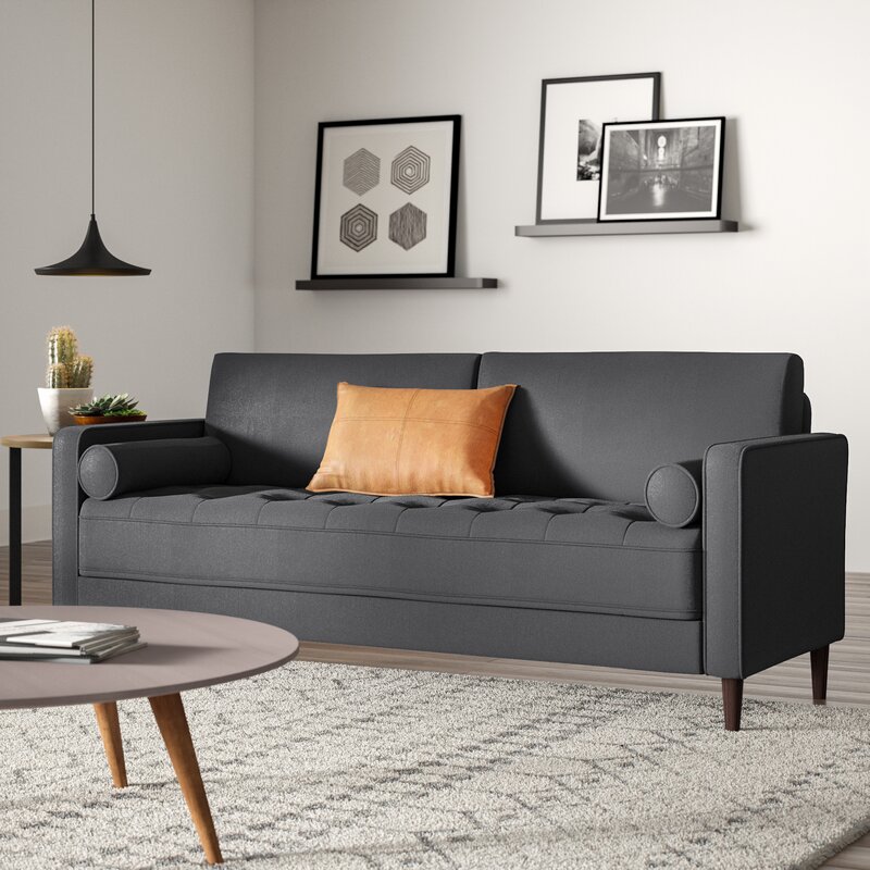 Garren 70.1&rdquo; Square Arm Sofa