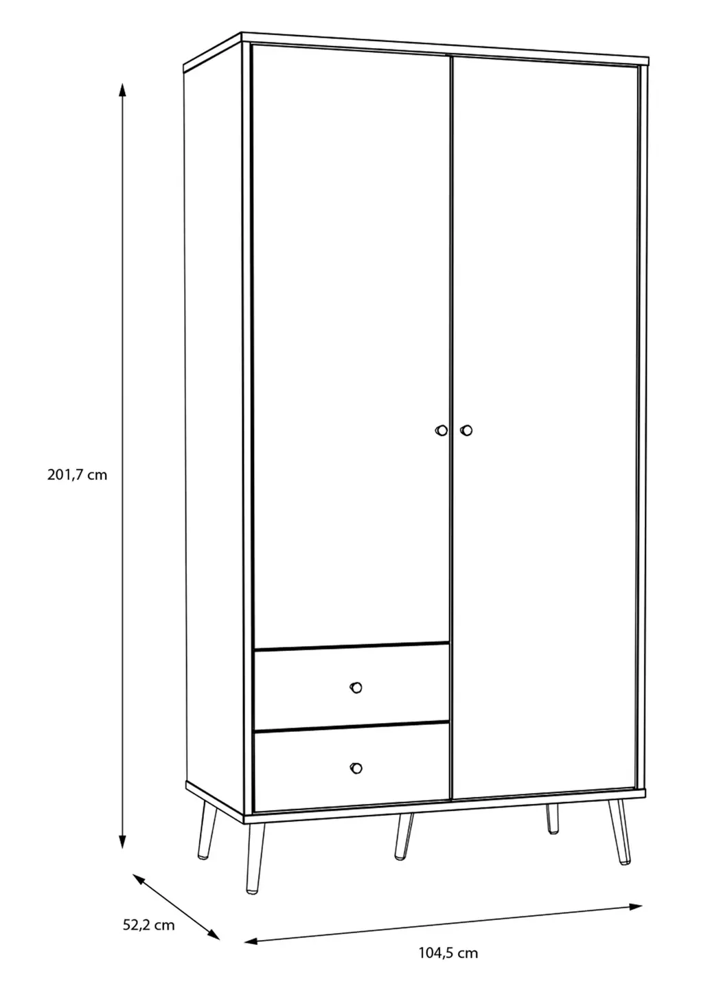 Kleiderschrank Harllson