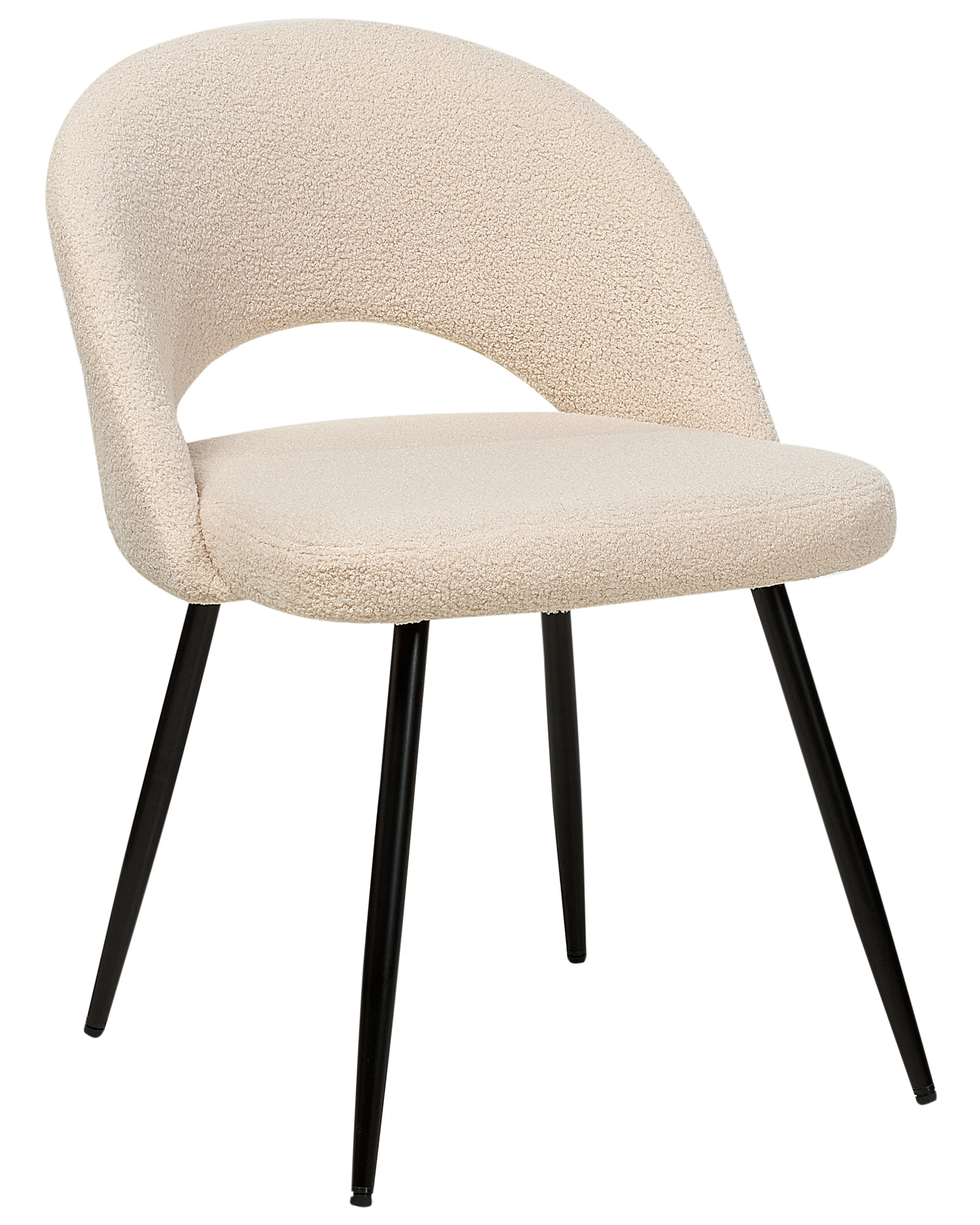 Set van 2 eetkamerstoelen ONAGA Bouclé Beige