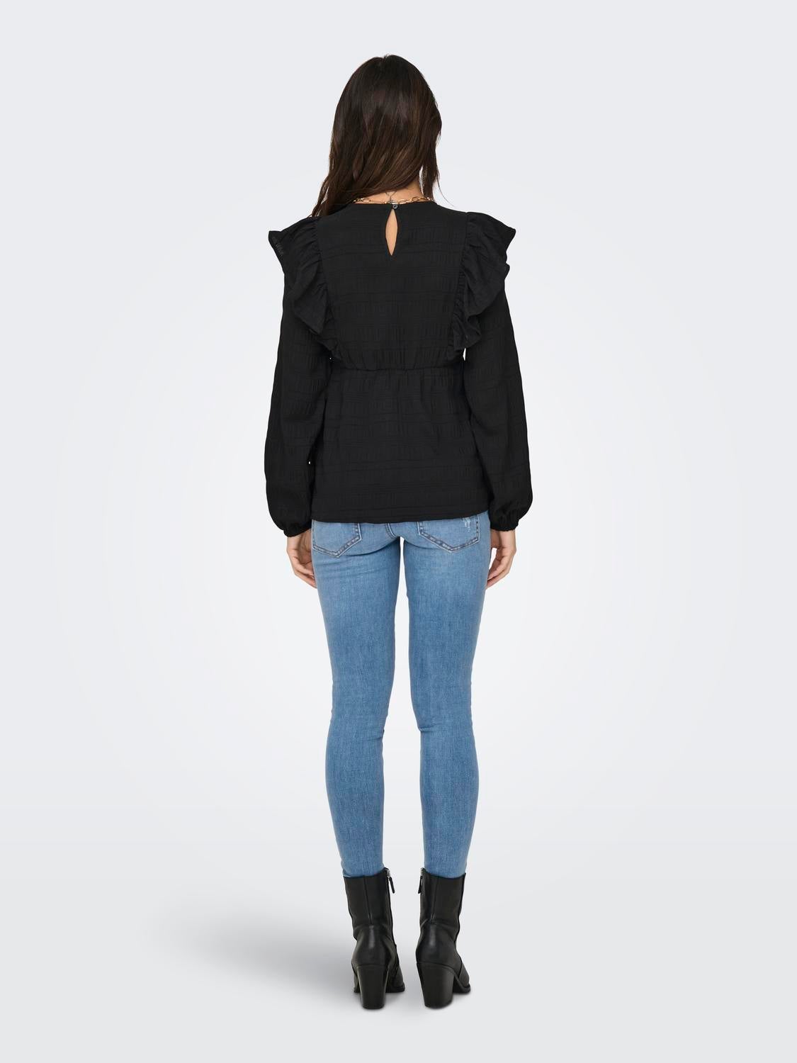 OLMDALLORA Top Black