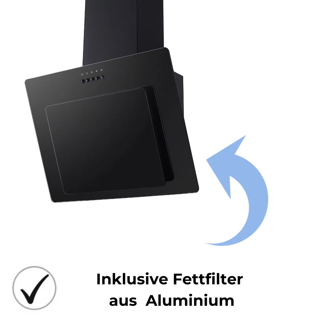 Yuna Dunstabzugshaube KIM SH60A, inkl. Kohlefiltern, 60cm