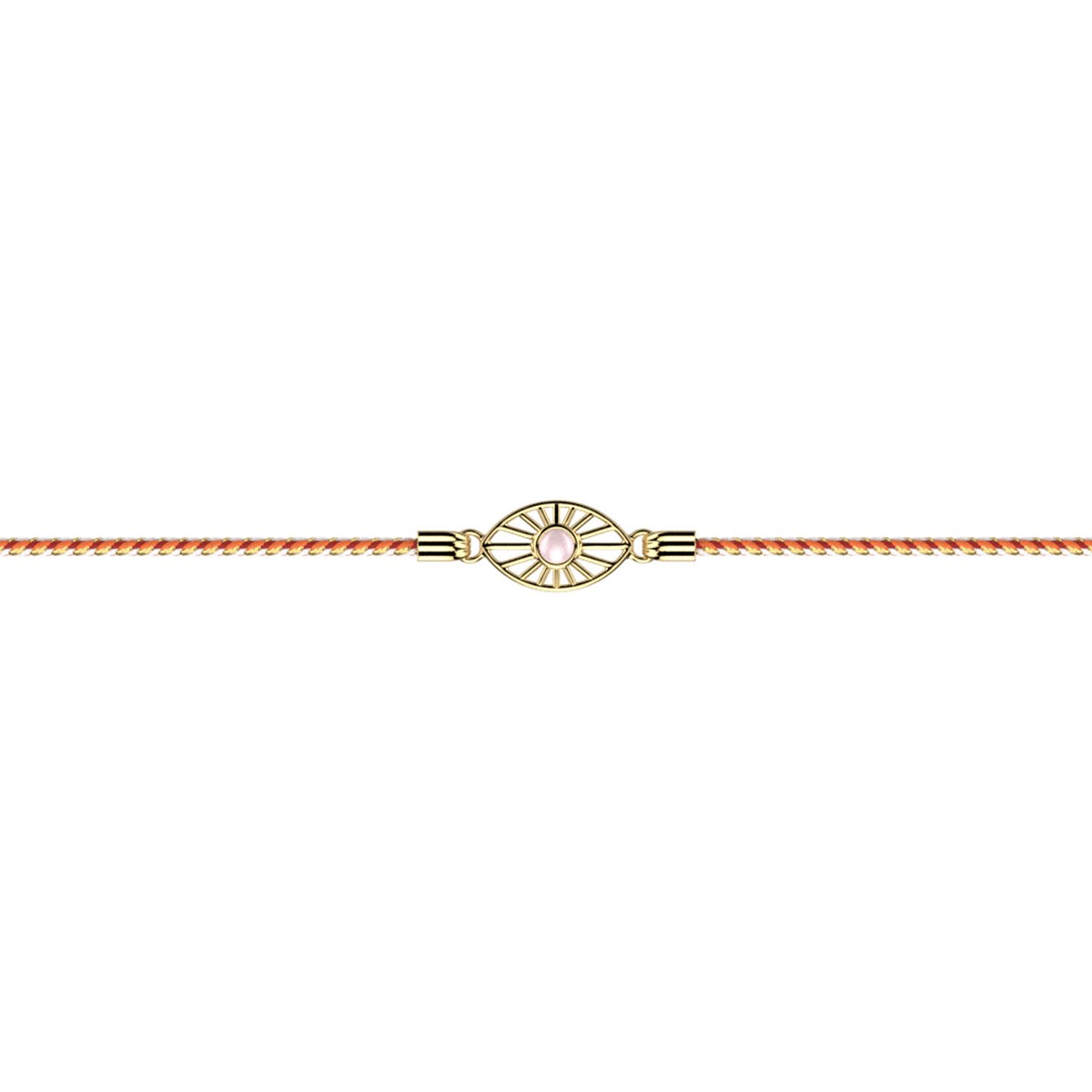 Bracelet Les Georgettes collection Les Cadettes doréOeil rosé