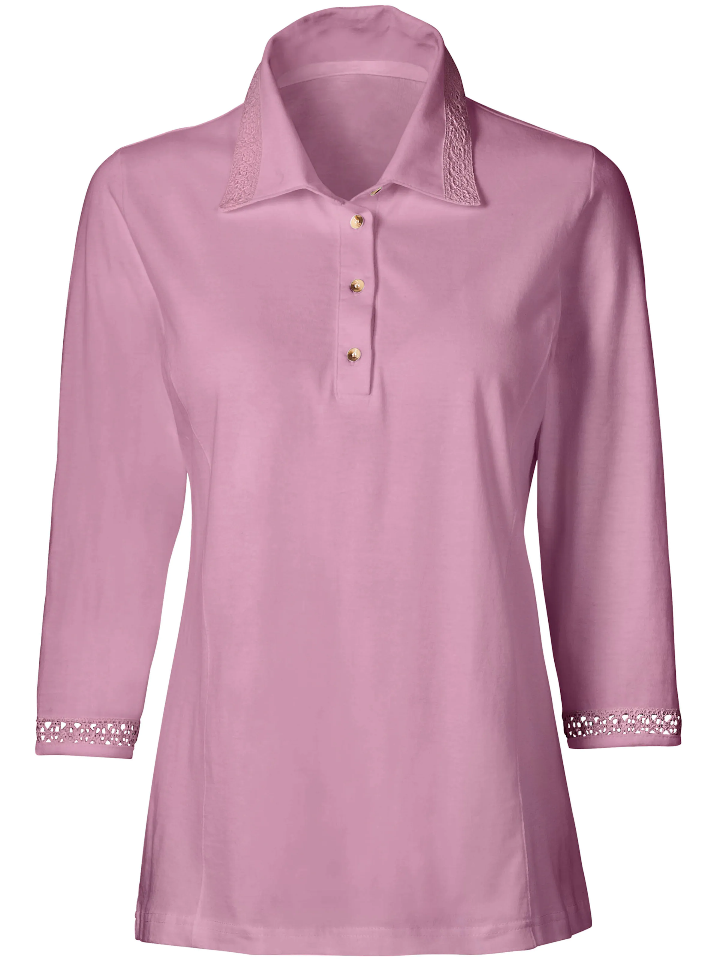 Poloshirt in altrosé