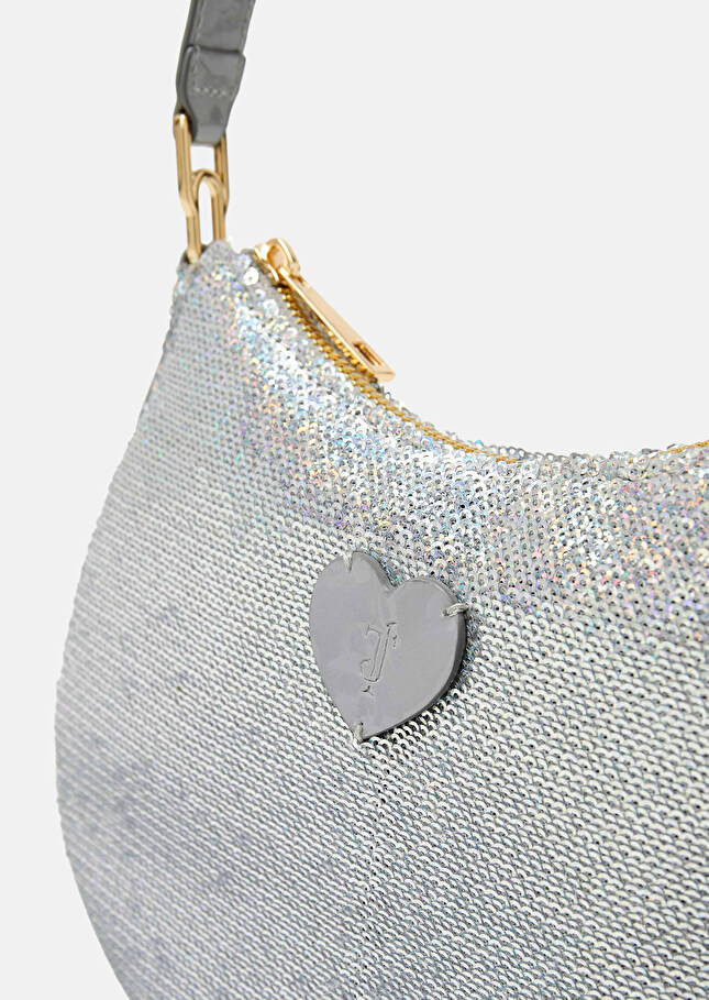 Sac Selbyargenté à sequins