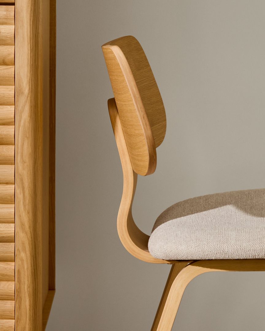 Kave Home   Gena Beklede Eetkamerstoel