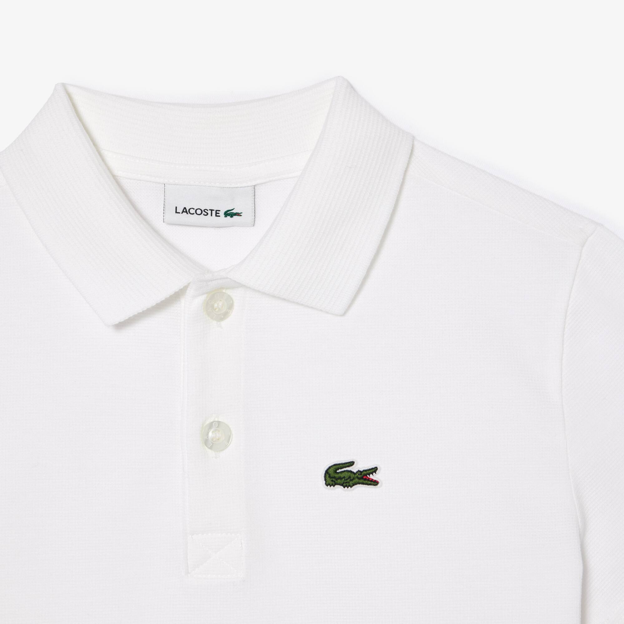 Polo garçon Lacoste en coton biologique ultra dry Polos - Blanc - Lacoste - Garçon