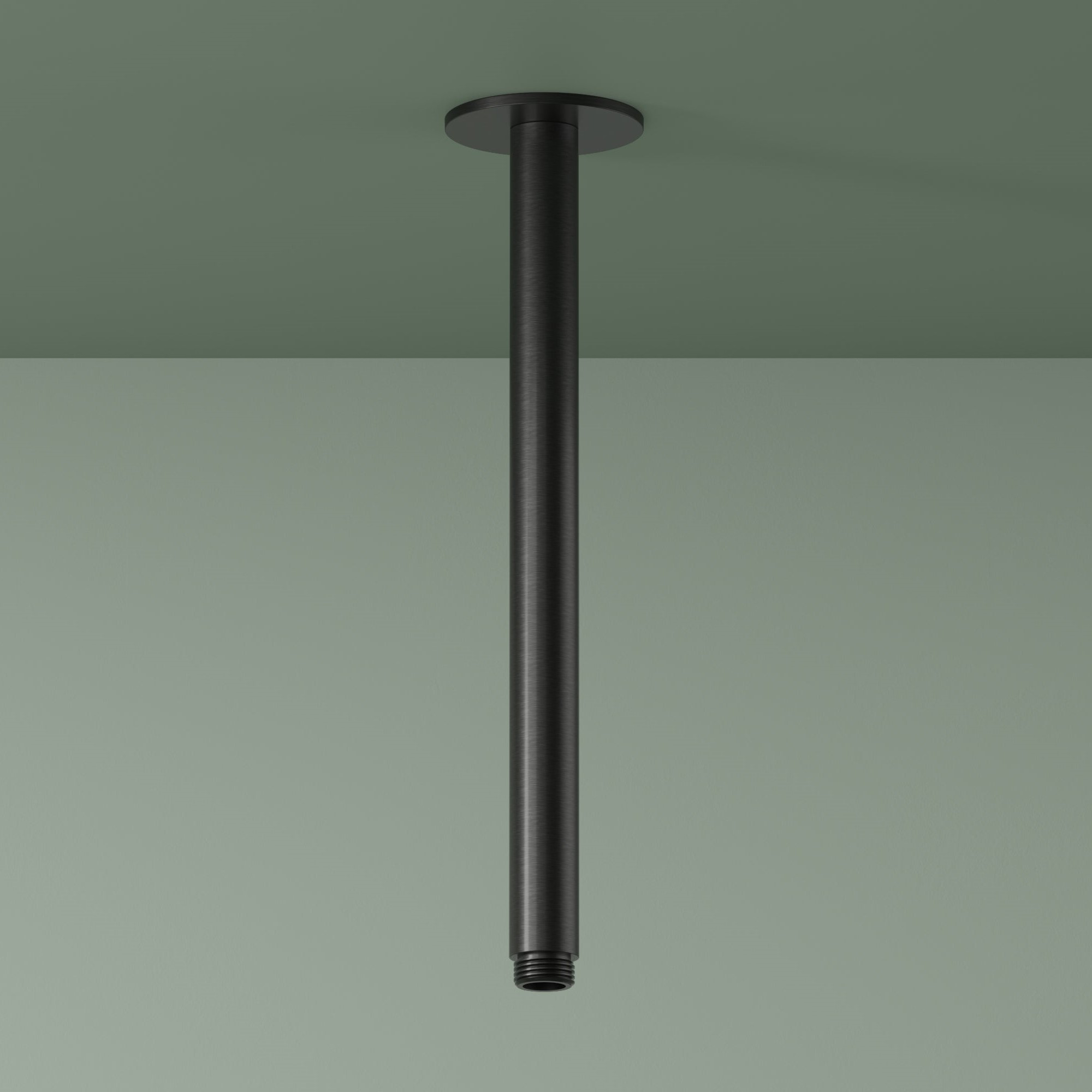 Hotbath ACE plafondarm 30cm zwart geborsteld PVD