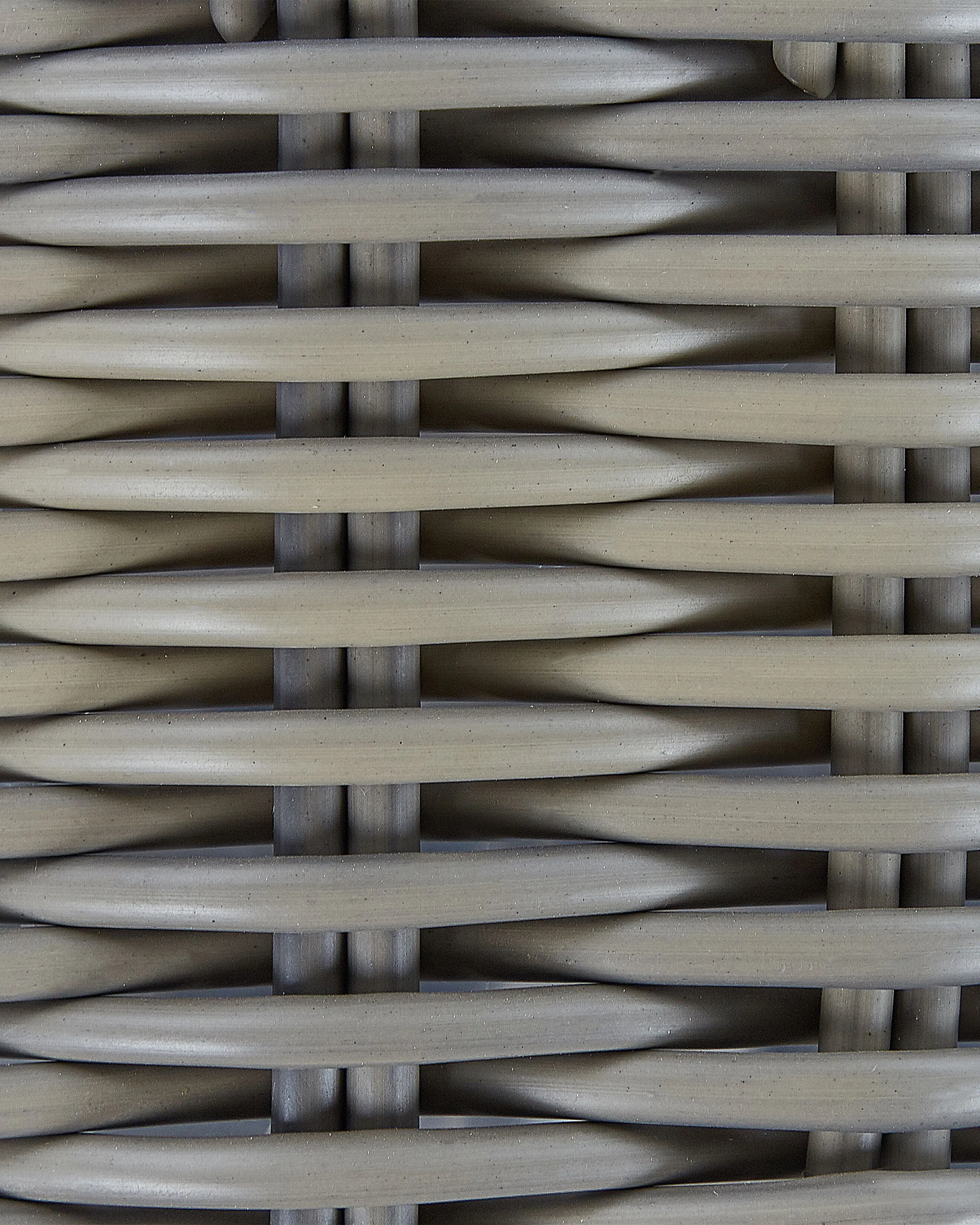Set van 3 bloempotten NIKITI PE rotan 29/35/40 cm Taupe