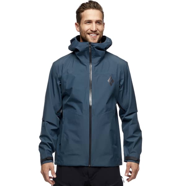Veste randonnée BLACK DIAMOND M LIQUID POINT SHELL AZURITE