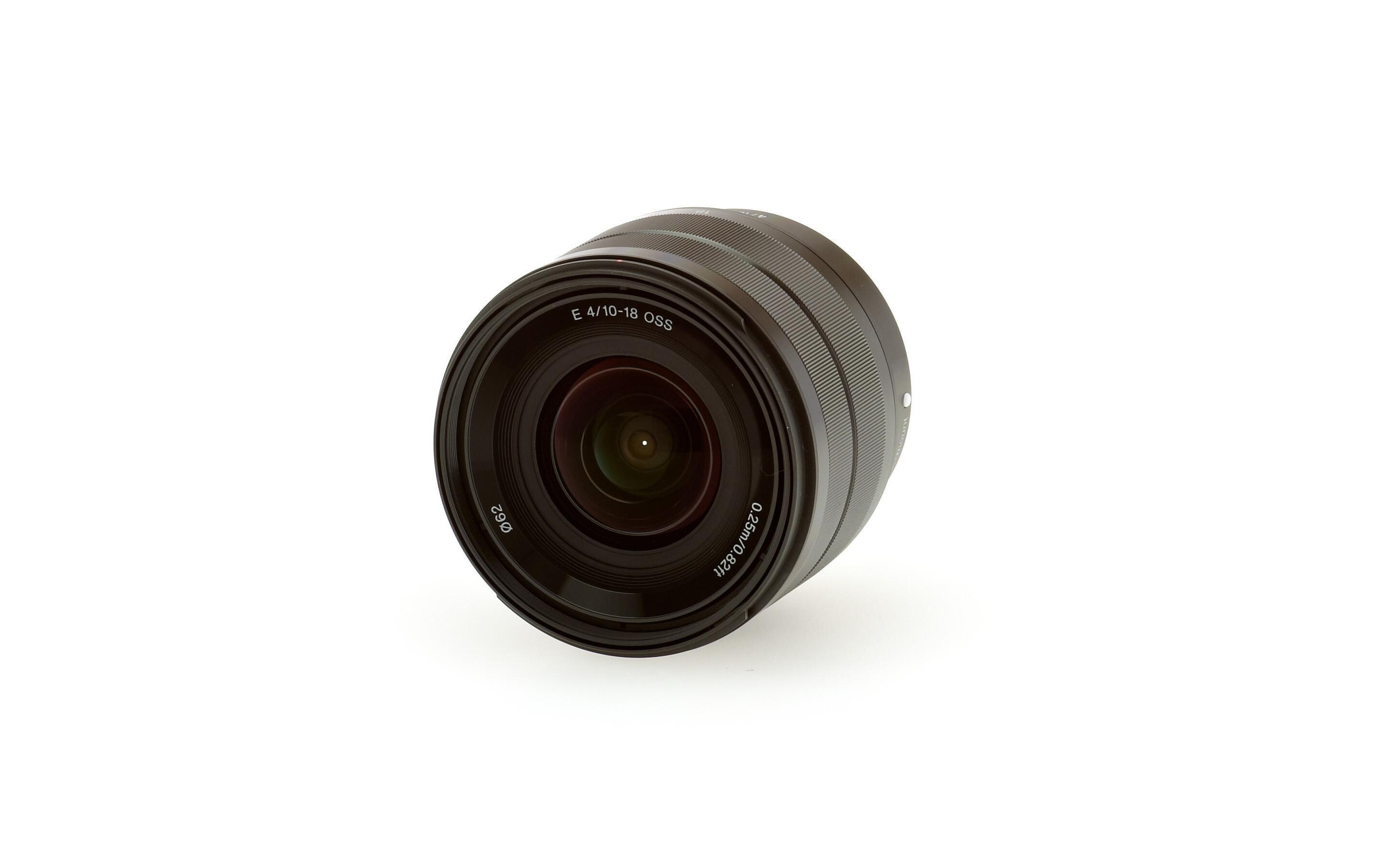 Zoomobjektiv E 10-18mm F/4 OSS Sony E-Mount<br>Zoomobjektiv mit scharfen, verwacklungsfreien Bildern