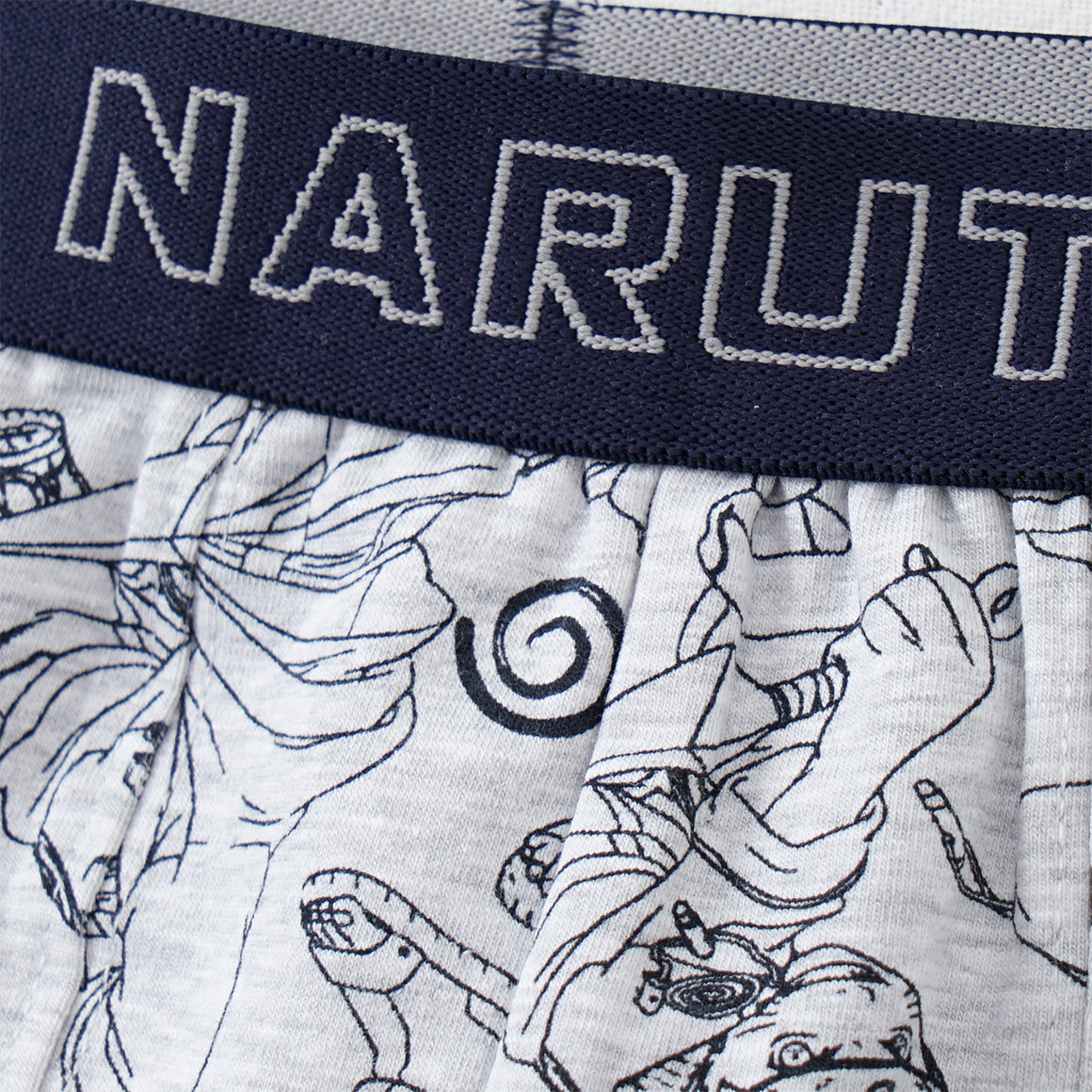 Yigga 2 Naruto Boxer im Set dunkelblau / hellgrau