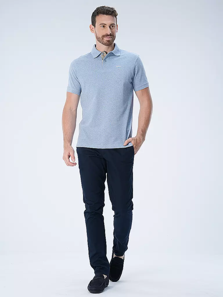 BARBOUR Poloshirt Regular Fit hellblau