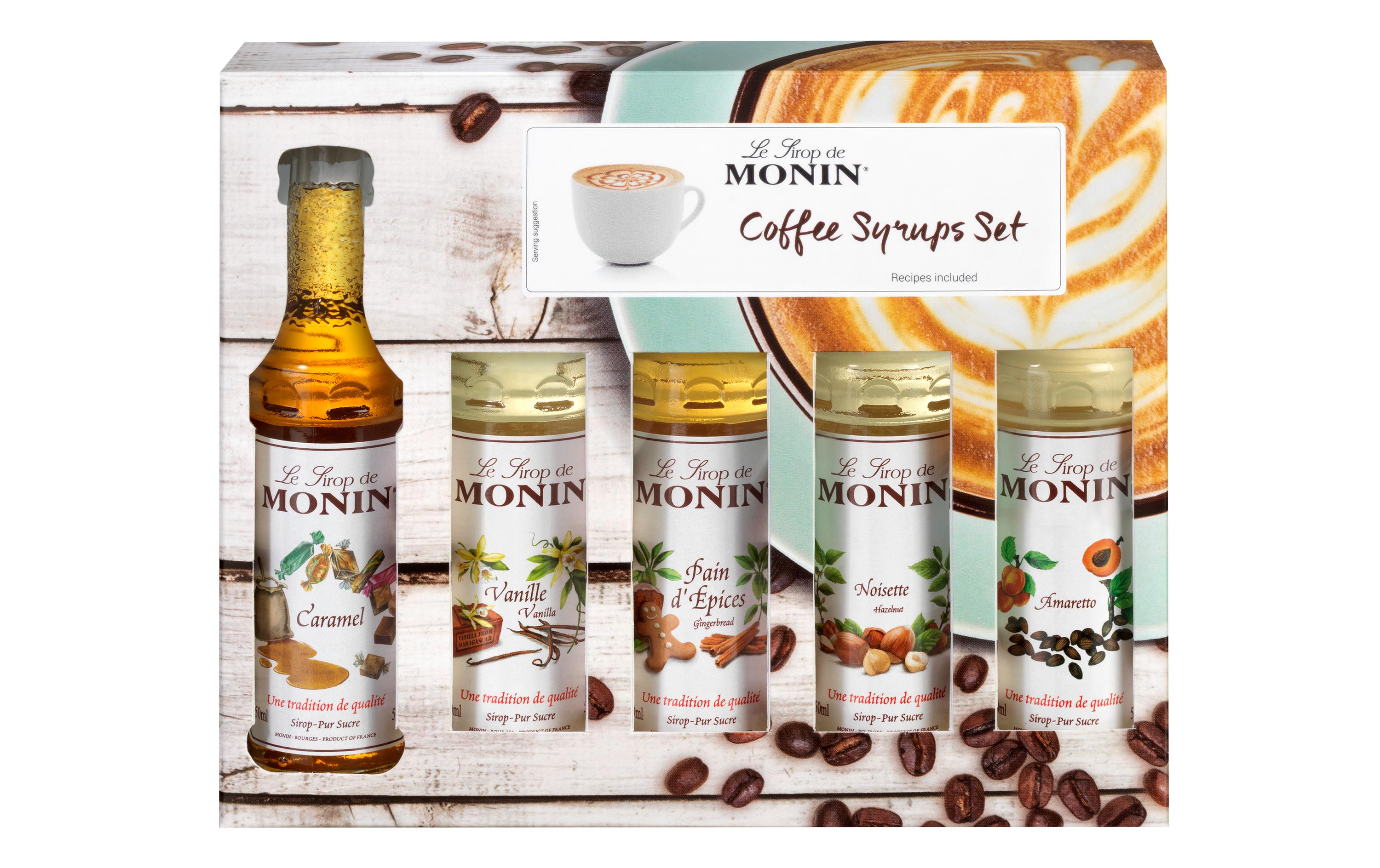 Sirup Coffee Set 5 x 50 mlHochwertige Konzentrate zur Aromatisierung von Kaffee