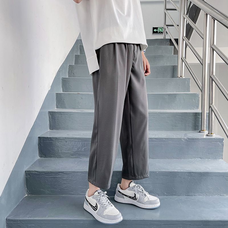 Fushet - Cropped rechte broek