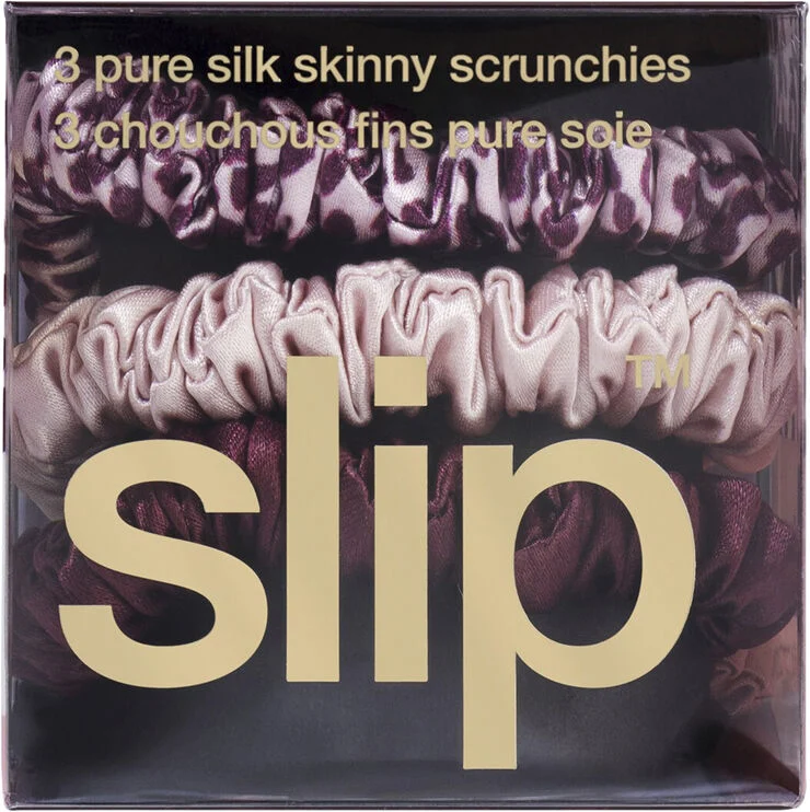 Slip Silk Pillo Small Slipsilk - Scrunchies Noir, caramel, léopard