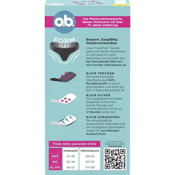 Periodenslip  XS / S