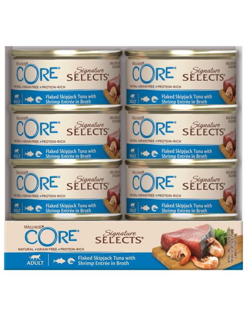 Wellness Core Signature Selects Flaked 79 g - Kattenvoer