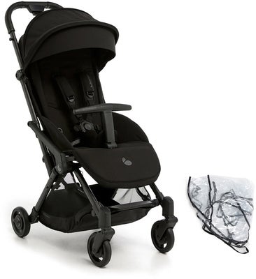 Beemoo Easy Fly Lux 4 Trille inkl Regntrekk, Jet Black