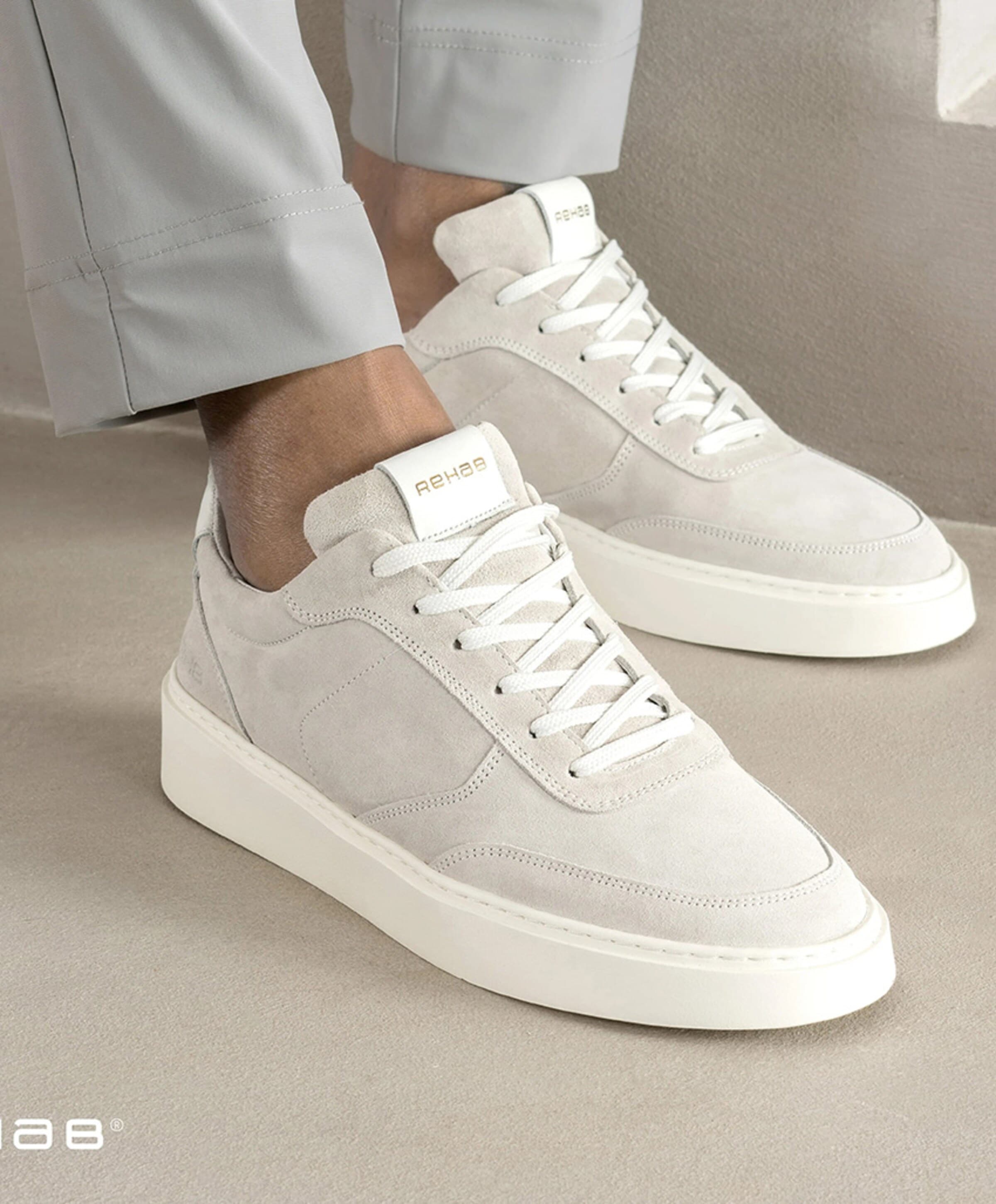 Rehab Oliver sue heren sneakers ecru