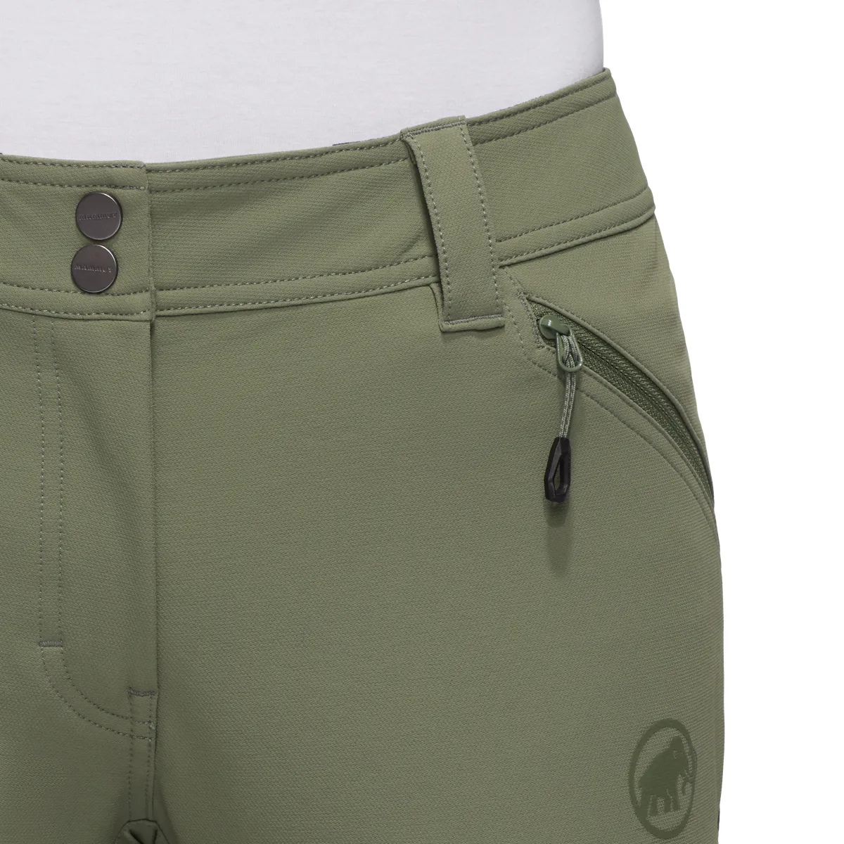 Mammut Zinal Guide So Hybrid Pants Women Marsh-Dark Marsh
