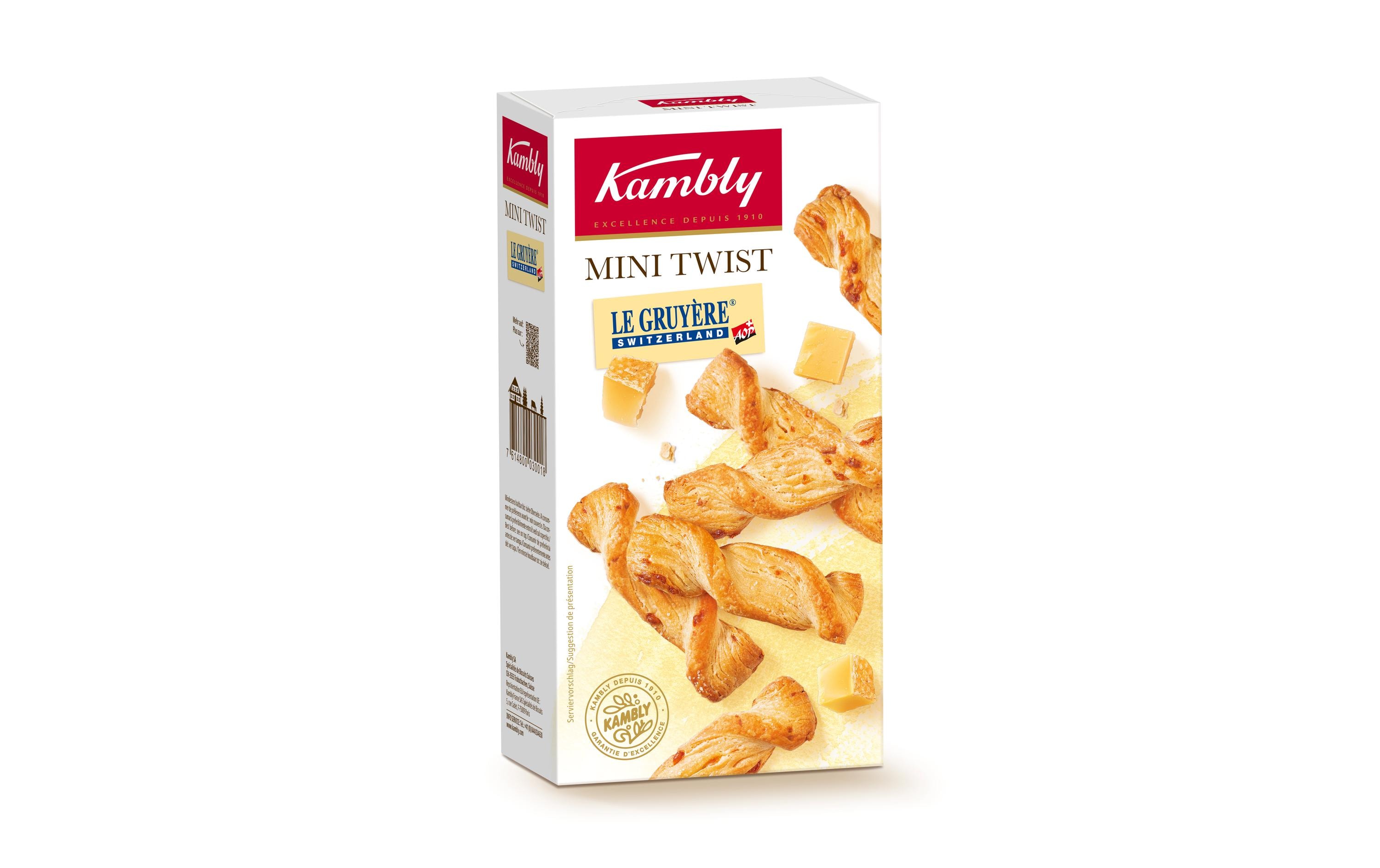 Apéro Mini-Twist Gruyère Käse 100 gMini Salz- & Käsegebäck