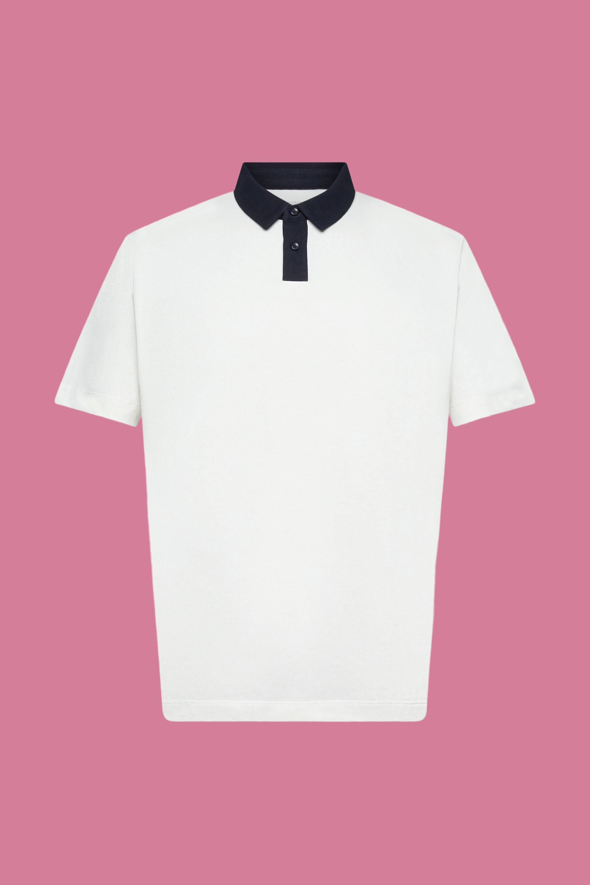 Polo en maille piquée de coton