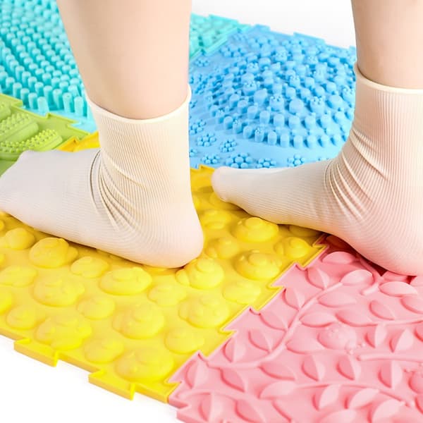 Taktile matter - Sett med 6 stk