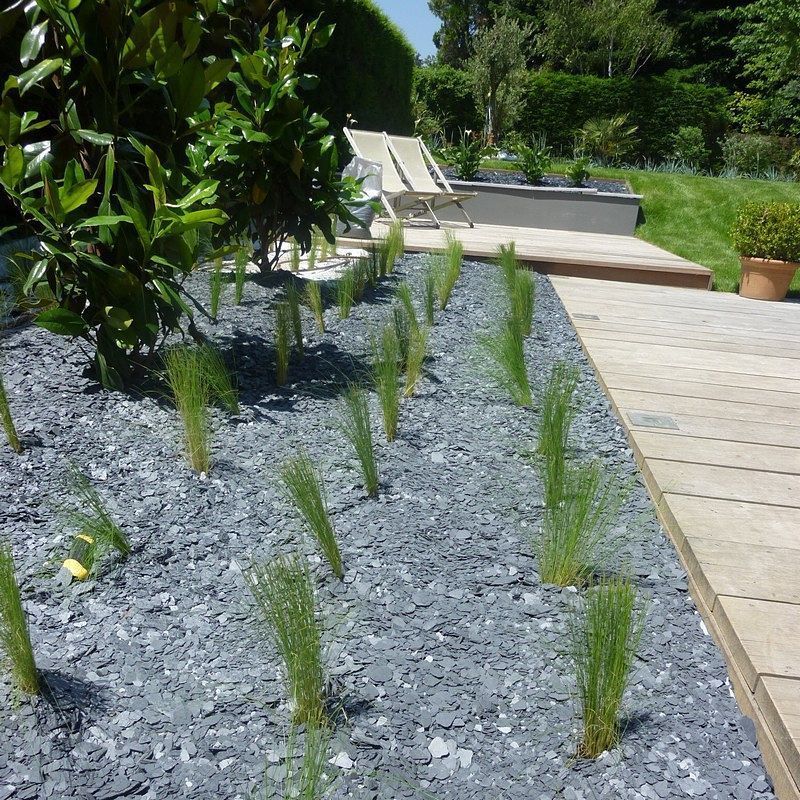 Paillage naturel ardoise grise big bag 500 litres pour 10m2