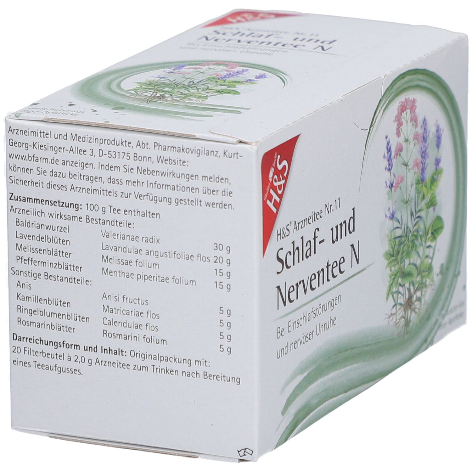 H&S Schlaf- und Nerventee Nr. 11