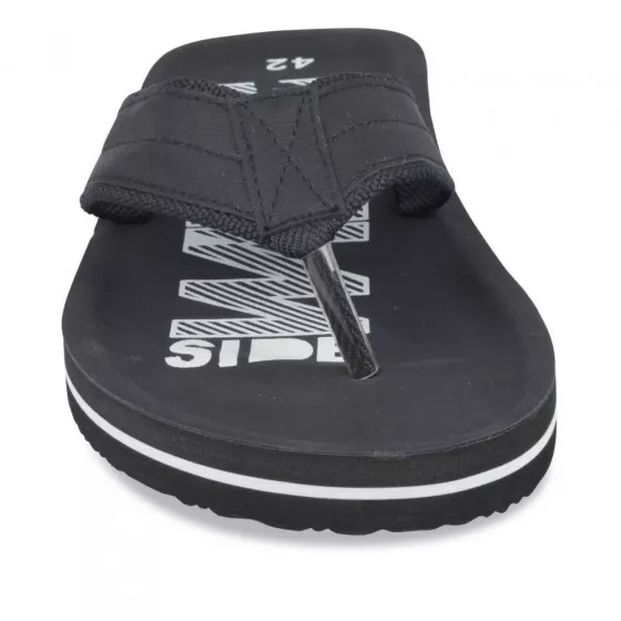 Claquettes NOIR DENIM SIDE