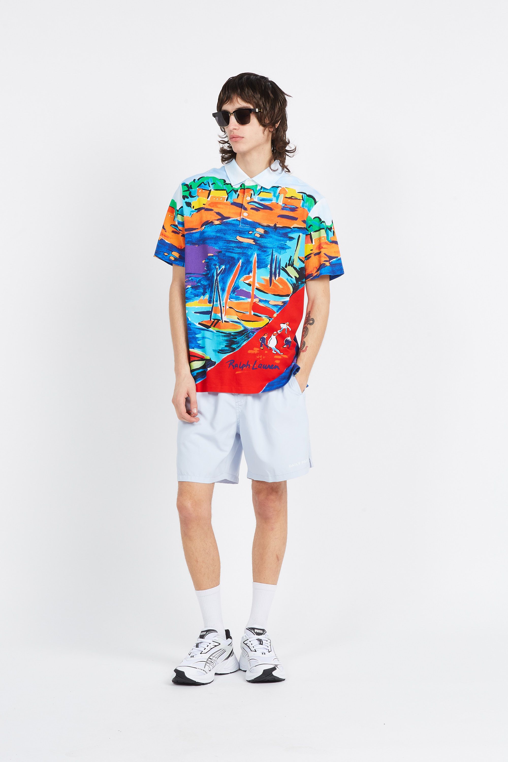 POLO RALPH LAUREN Chemise 20/1 PRINTED MESH Multicolore