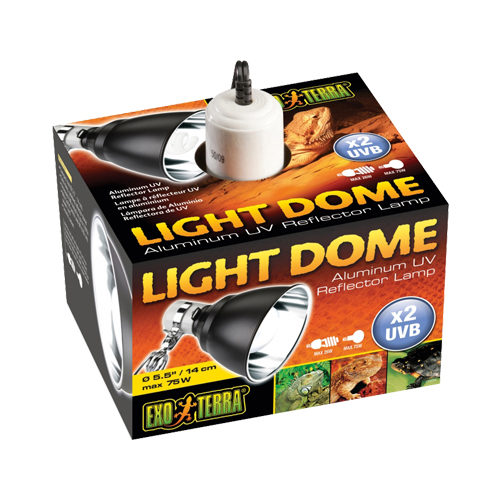 Exo Terra Light Dome Aluminium UV Lampenreflector