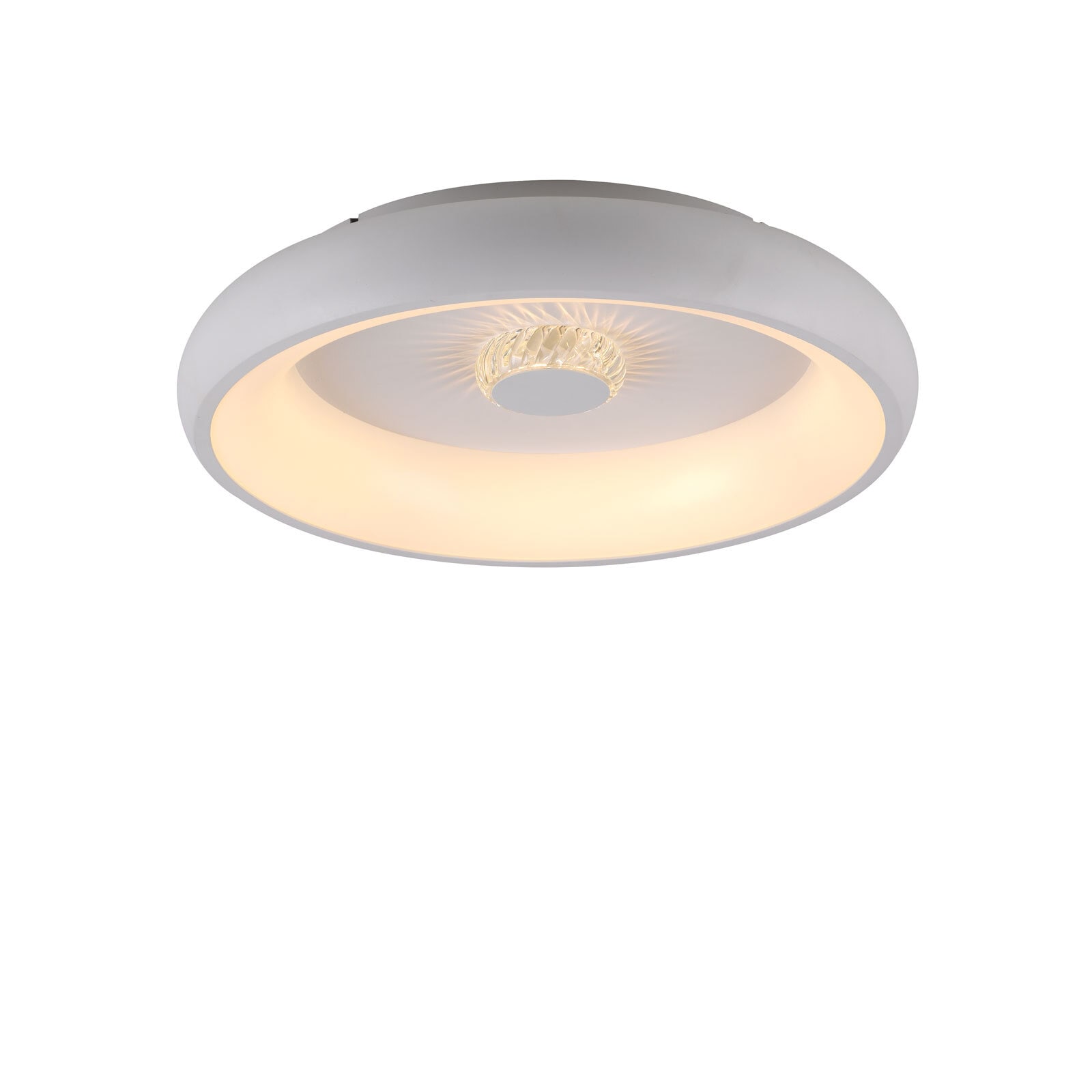 JUST LIGHT LED Deckenlampe VERTIGO 46 cm weiß