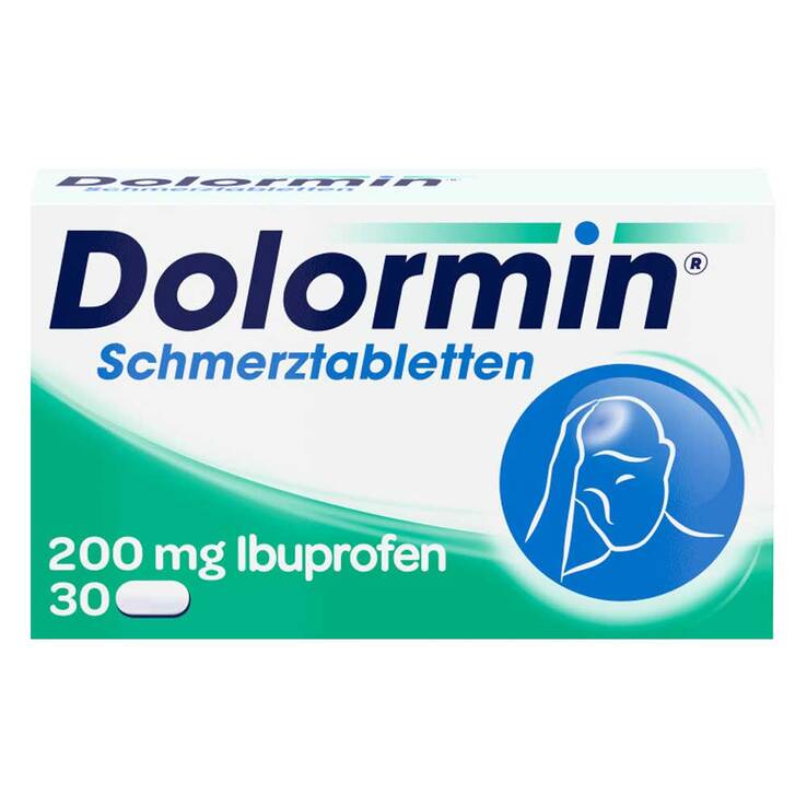 Dolormin® mit Ibuprofen bei Kopfschmerzen, 30 St