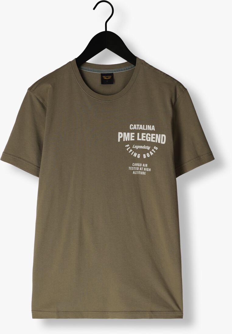 PME LEGEND groene pme legend t-shirt short sleeve r-neck play single jersey