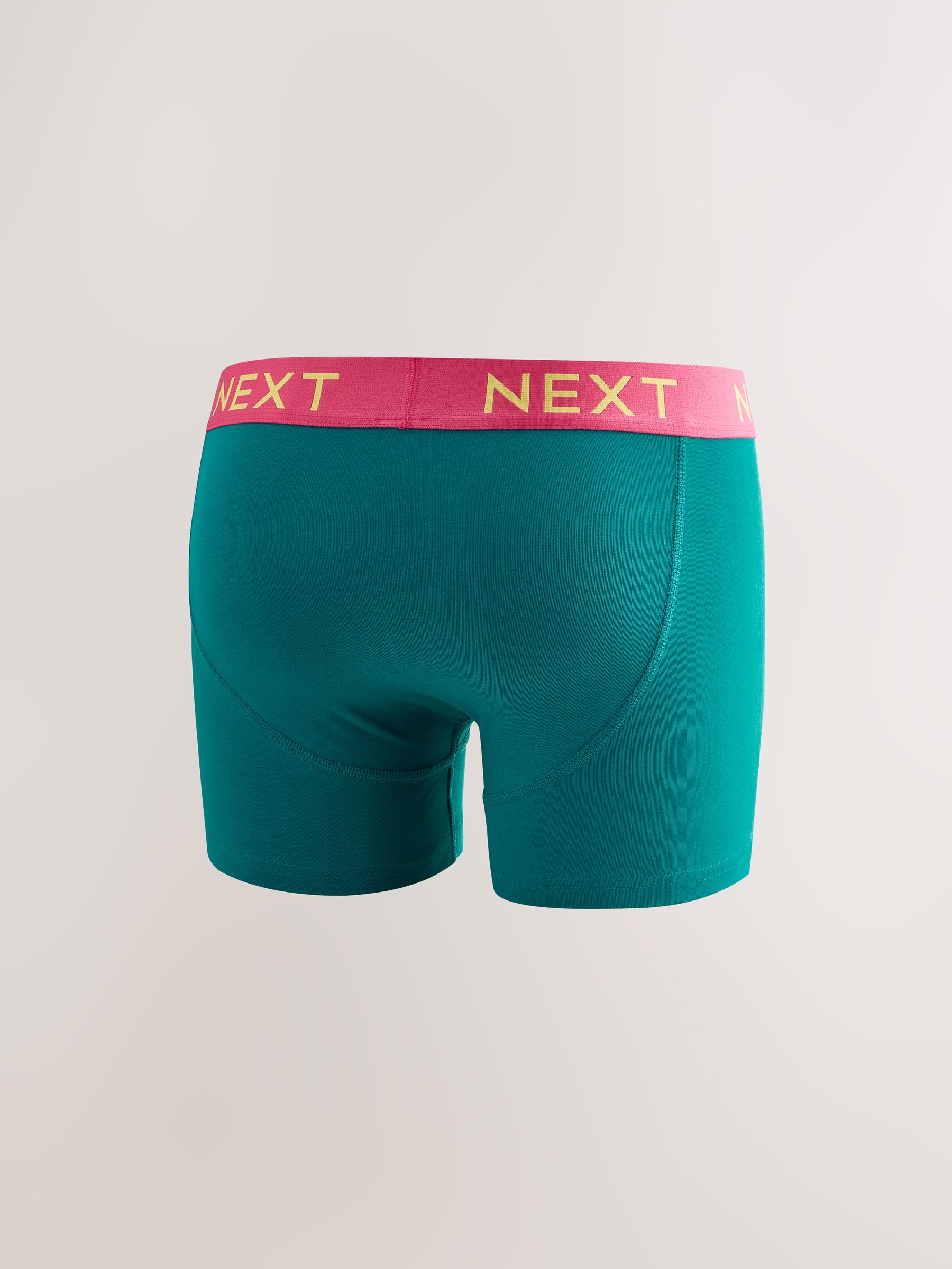 Marineblauw fel Paarse/ Oranje taillebanden - Katoenrijke trunk boxershorts verpakking van 10