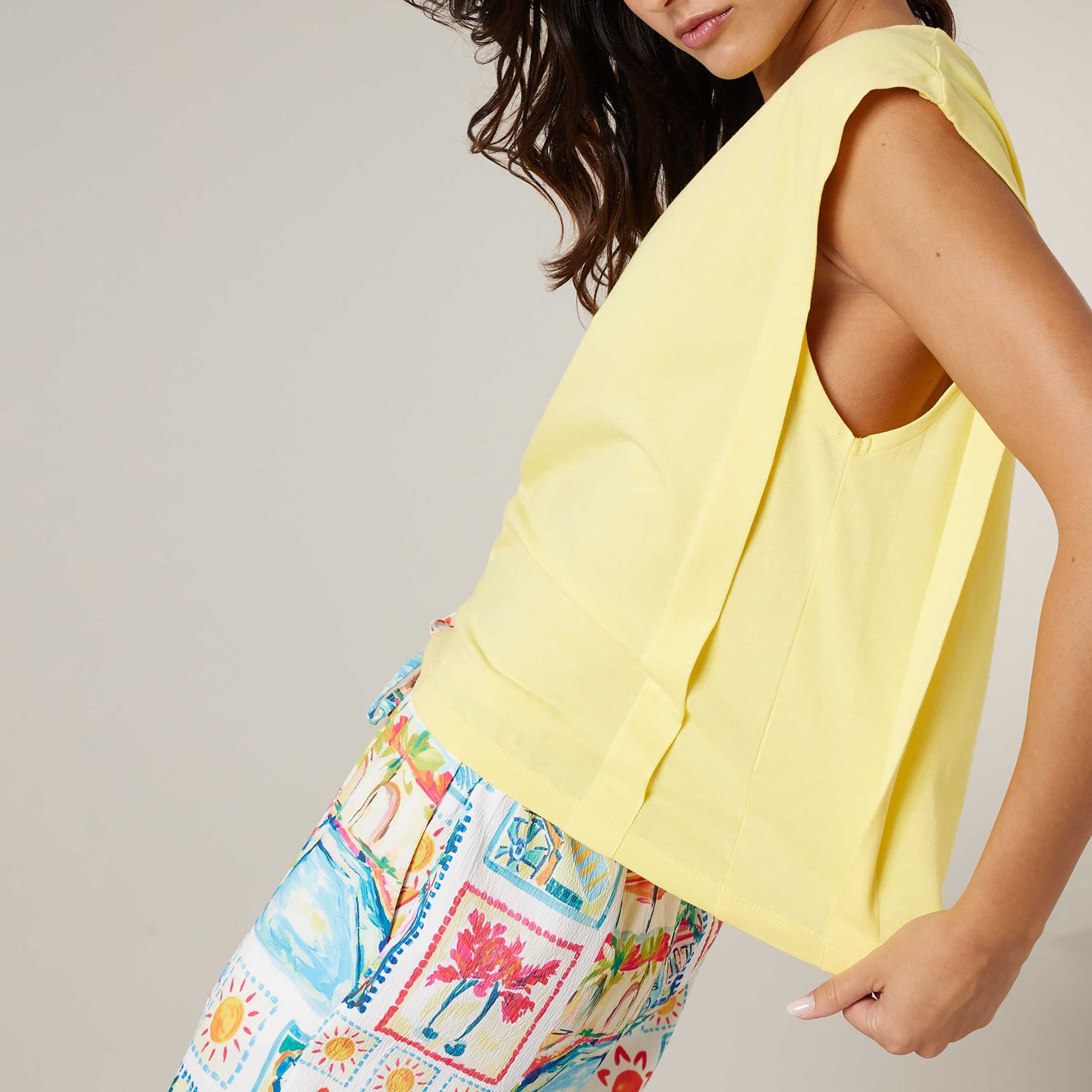 T-shirt Femme jaune