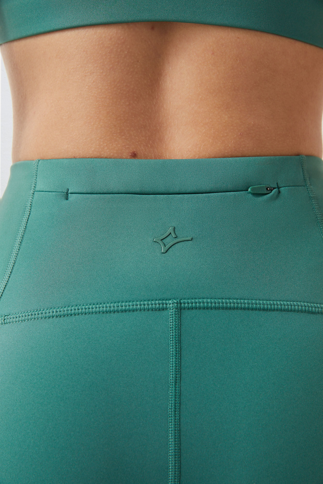 Leggings cropped verde 4D Stretch - verde