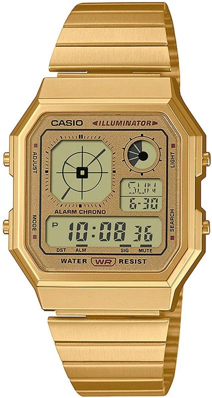 Casio - A130WEG-9AEF - Horloge - Goud - Kunststof/Roestvrijstaal