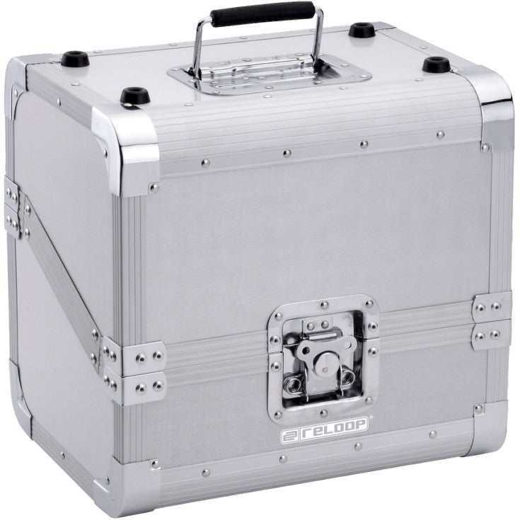 Reloop 80 Record Case platenkoffer zilver