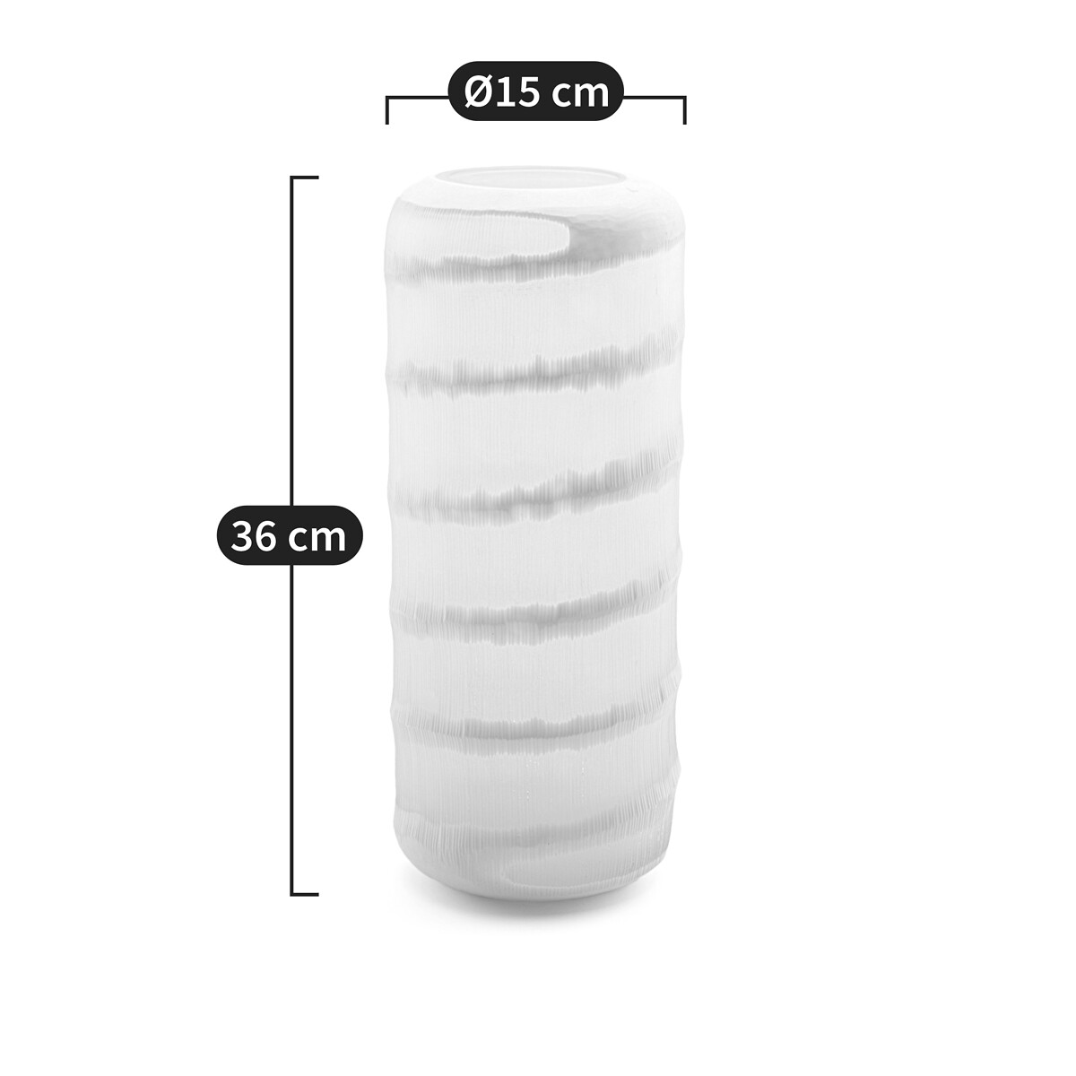 AM.PM<br>Vaso em vidro fosco opaco, Topina