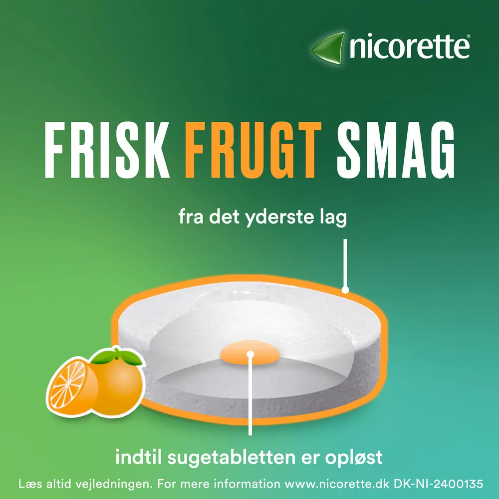 Nicorette Sugetabletter Fruit 2 mg - 160 sugetabl.