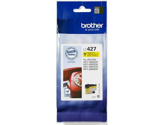 BROTHER - Cartouche d'encre LC427Y Jaune Jusqu'à 1500 pages