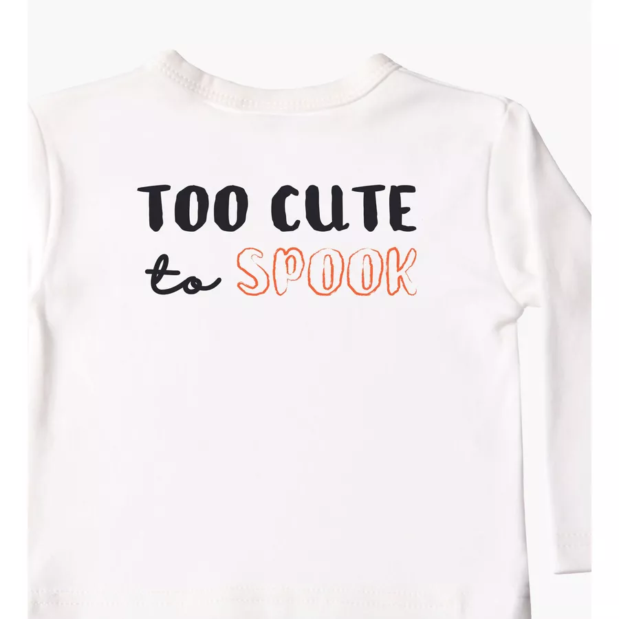 Liliput Langarmshirt Too Cute To Spook ecru