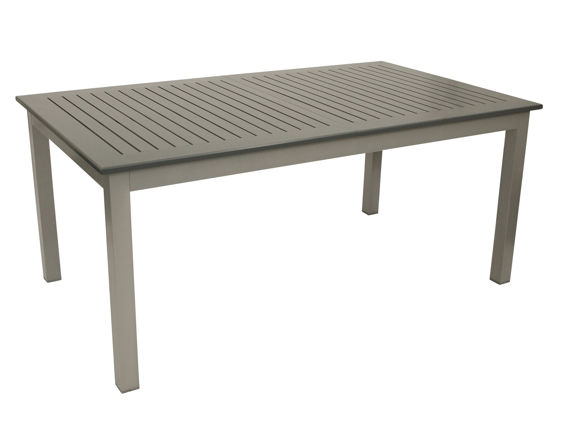 DEGAMO Ausziehtisch BAJAZZO 175/245x100cm, Aluminium grau