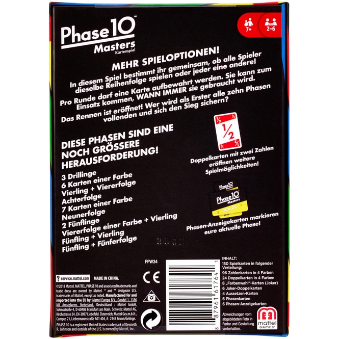 Phase 10 Masters - Mattel